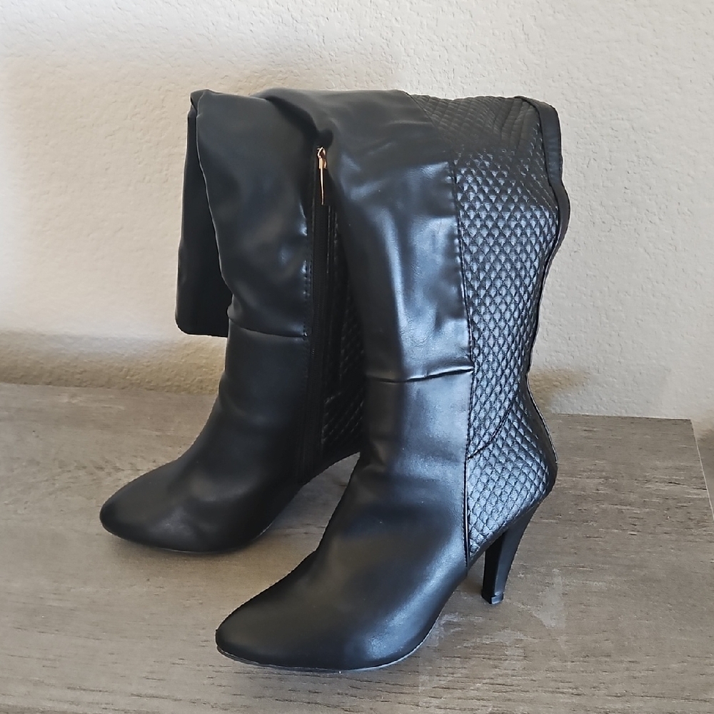 Elegant Black Women's Knee Boots